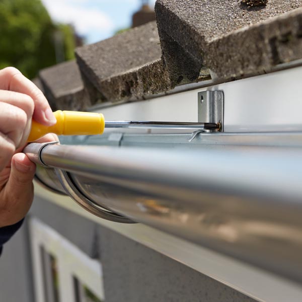 gutter being fixed